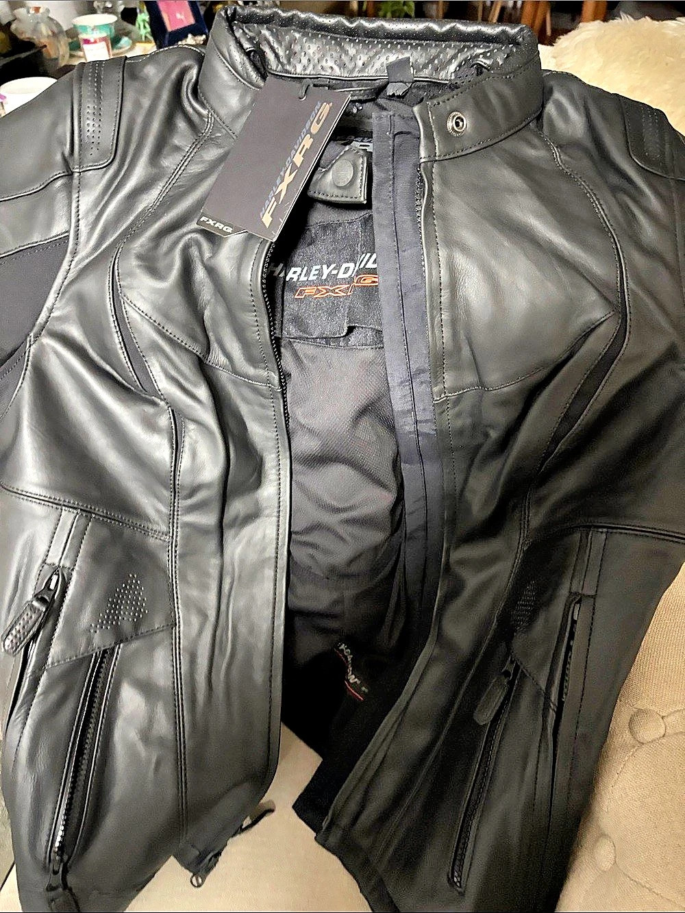Harley-Davidson FXRG Men's Black Performance Jacket NWT